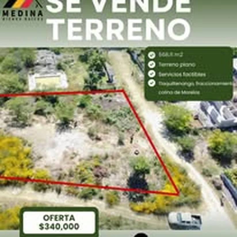 Terreno en venta de 668 metros cuadrados